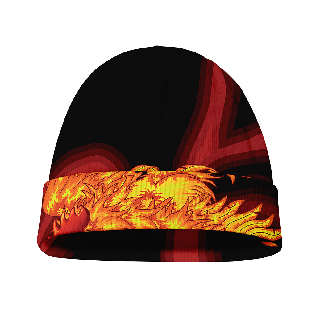 Chinese New Year Rooster Print Beanie