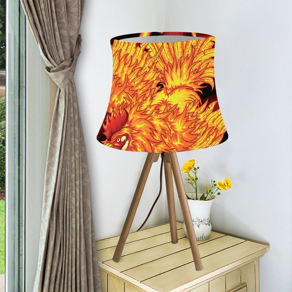 Chinese New Year Rooster Print Bell Lamp Shade