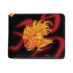 Chinese New Year Rooster Print Bifold Wallet
