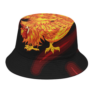 Chinese New Year Rooster Print Bucket Hat