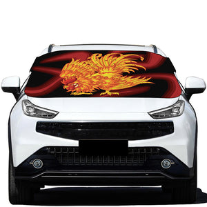 Chinese New Year Rooster Print Car Windshield Snow Cover