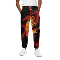 Chinese New Year Rooster Print Cotton Sweatpants