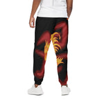Chinese New Year Rooster Print Cotton Pants