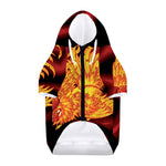 Chinese New Year Rooster Print Dog Zip Up Hoodie