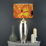 Chinese New Year Rooster Print Drum Lamp Shade