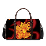 Chinese New Year Rooster Print Duffle Bag