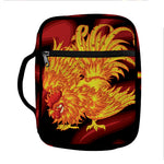 Chinese New Year Rooster Print Front Pocket Bible Bag