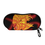 Chinese New Year Rooster Print Glasses Case