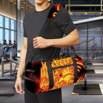 Chinese New Year Rooster Print Gym Bag