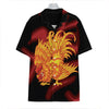 Chinese New Year Rooster Print Hawaiian Shirt