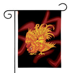 Chinese New Year Rooster Print House Flag