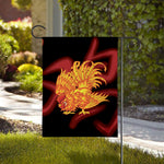 Chinese New Year Rooster Print House Flag