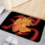 Chinese New Year Rooster Print Indoor Door Mat