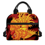 Chinese New Year Rooster Print Insulated Lunch Bag