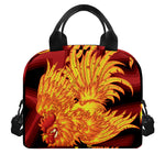 Chinese New Year Rooster Print Insulated Lunch Bag