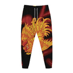 Chinese New Year Rooster Print Jogger Pants