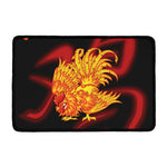 Chinese New Year Rooster Print Kitchen Mat