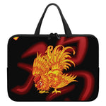 Chinese New Year Rooster Print Laptop Sleeve With Handle