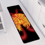 Chinese New Year Rooster Print Long Kitchen Mat