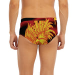 Chinese New Year Rooster Print Men's Briefs
