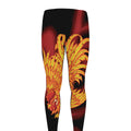 Chinese New Year Rooster Print Men's Leggings