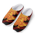 Chinese New Year Rooster Print Mesh Casual Shoes