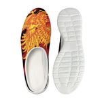 Chinese New Year Rooster Print Mesh Casual Shoes