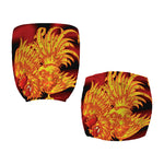 Chinese New Year Rooster Print Office Chair Cover