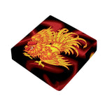 Chinese New Year Rooster Print Outdoor Seat Cushion Cover