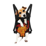 Chinese New Year Rooster Print Pet Carrier Backpack