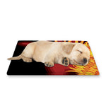 Chinese New Year Rooster Print Pet Cooling Mat Cover