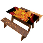 Chinese New Year Rooster Print Picnic Table Cover