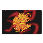Chinese New Year Rooster Print Polyester Doormat