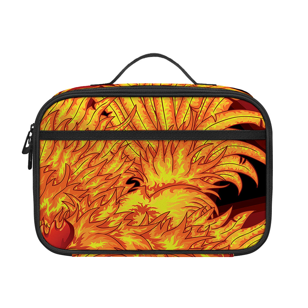 Chinese New Year Rooster Print Portable Lunch Bag