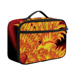 Chinese New Year Rooster Print Portable Lunch Bag