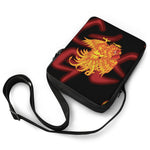 Chinese New Year Rooster Print Rectangular Crossbody Bag