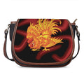Chinese New Year Rooster Print Saddle Bag