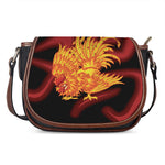 Chinese New Year Rooster Print Saddle Bag