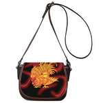 Chinese New Year Rooster Print Saddle Bag