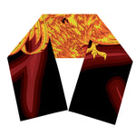 Chinese New Year Rooster Print Scarf