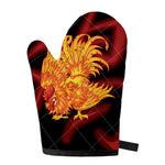 Chinese New Year Rooster Print Single Oven Mitt