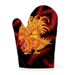 Chinese New Year Rooster Print Single Oven Mitt