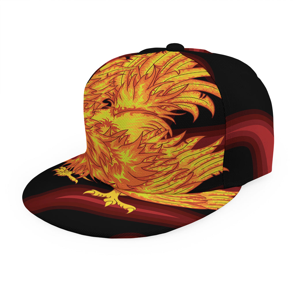 Chinese New Year Rooster Print Snapback Cap