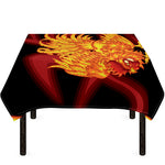 Chinese New Year Rooster Print Tablecloth