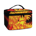 Chinese New Year Rooster Print Travel Makeup Bag