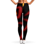 Chinese New Year Rooster Print Women's Leggings