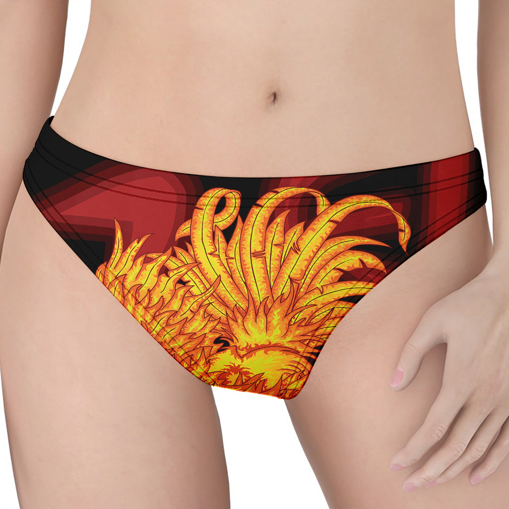 Chinese New Year Rooster Print Women's Thong