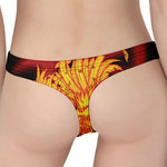 Chinese New Year Rooster Print Women's Thong