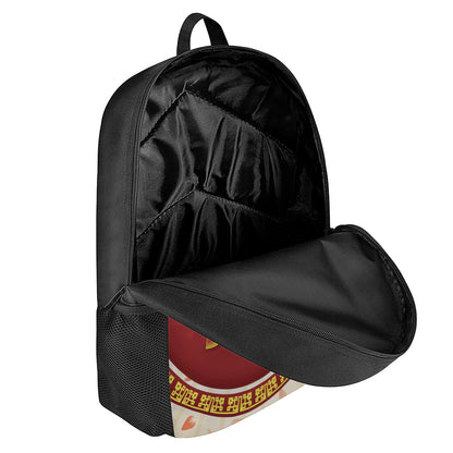 Chinese Ox Zodiac Sign Print 17 Inch Backpack