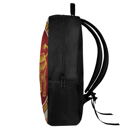 Chinese Ox Zodiac Sign Print 17 Inch Backpack